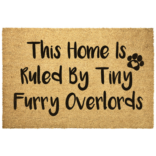 Tiny Furry Overlords Doormat