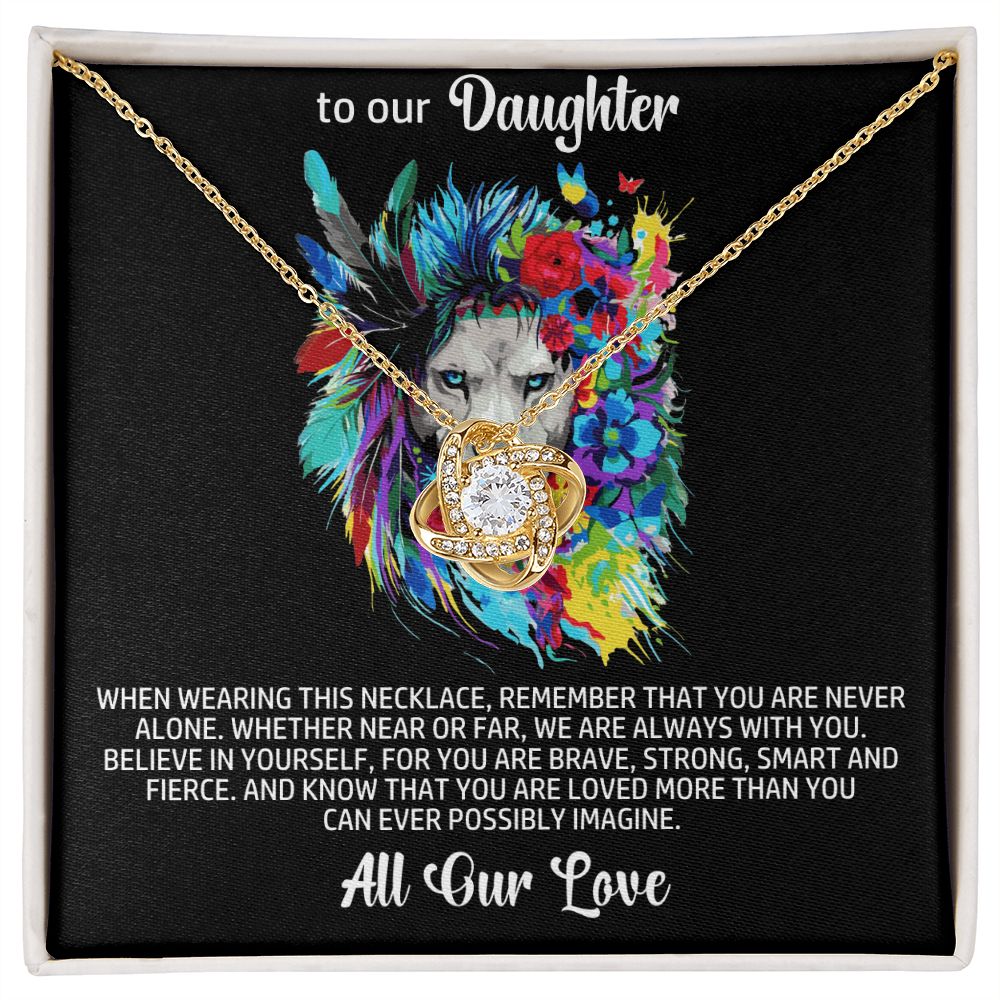 To Our Daughter Fierce Necklace
