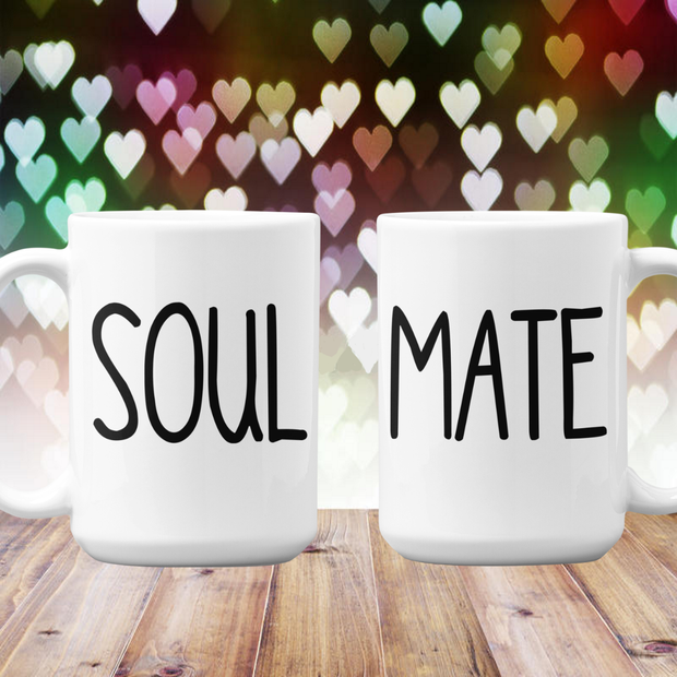 Soul Mate Couples Gift Mug Set