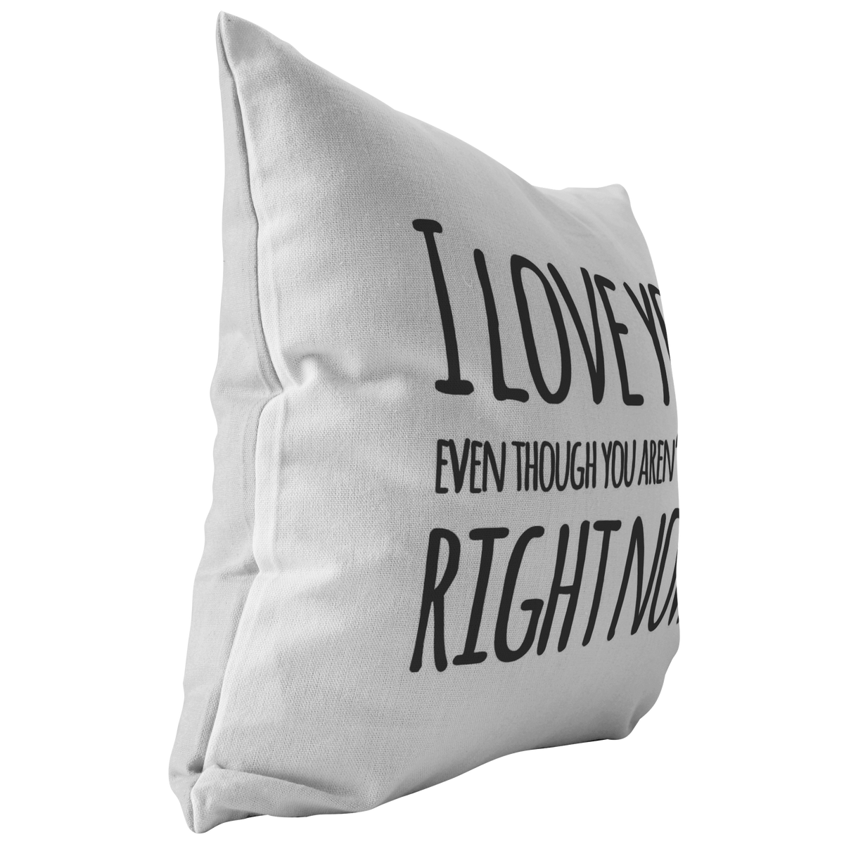 I Love You Fun Gift Throw Pillow