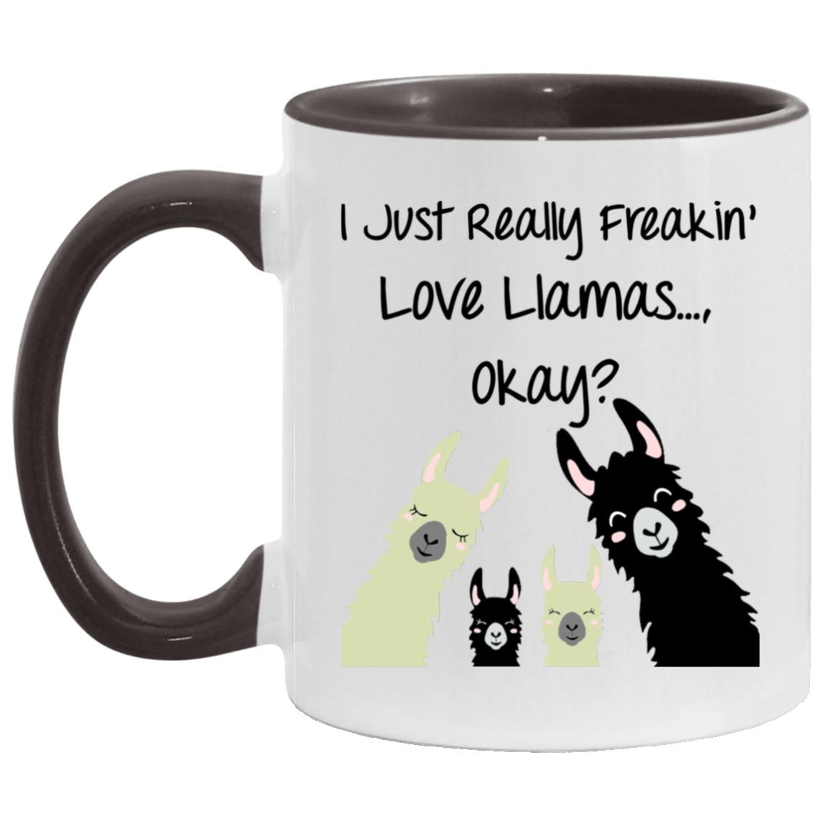 I Love LLamas Mug