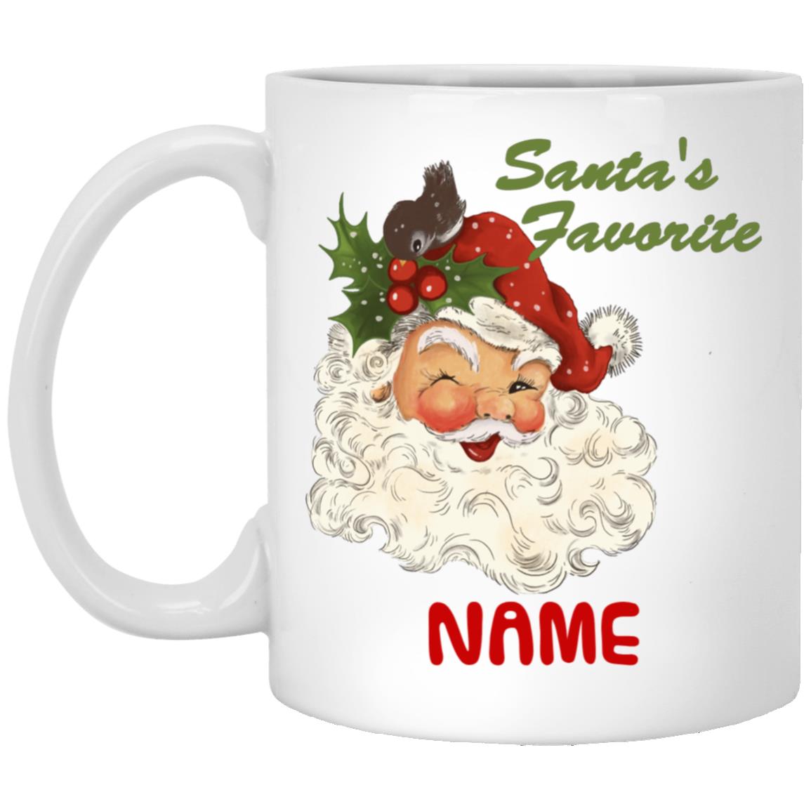 Santa's Favorite Custom Mug