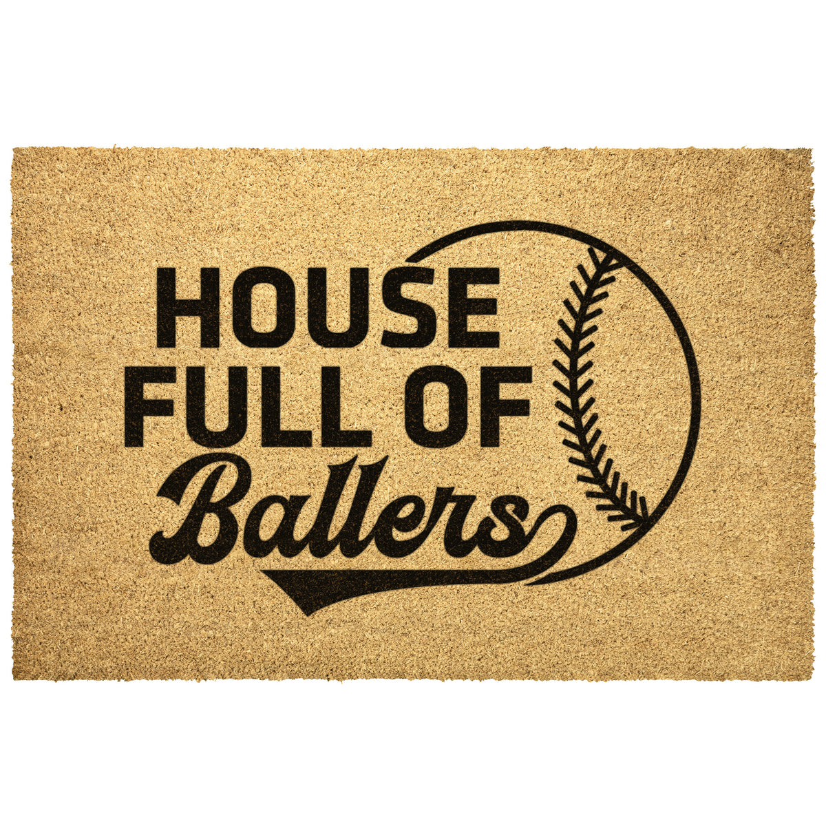 House Full of Ballers Doormat