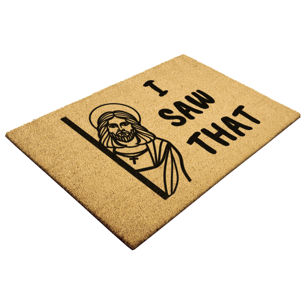 I Saw That Jesus Doormat