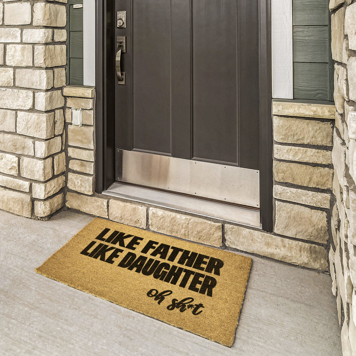 Like Father Like Daughter Doormat
