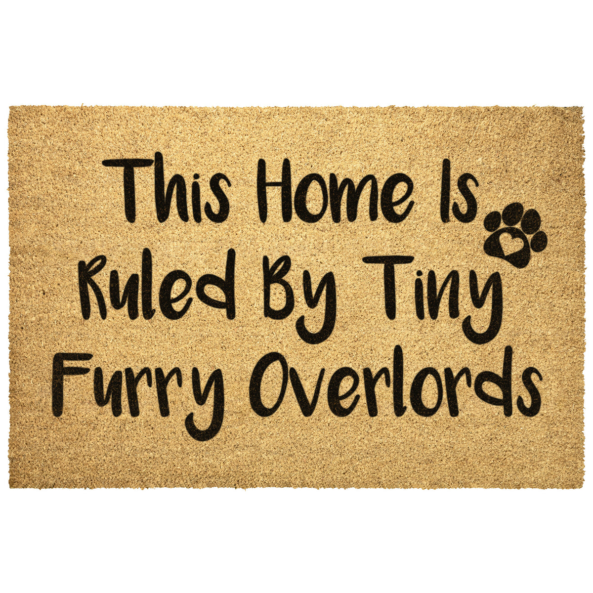 Tiny Furry Overlords Doormat