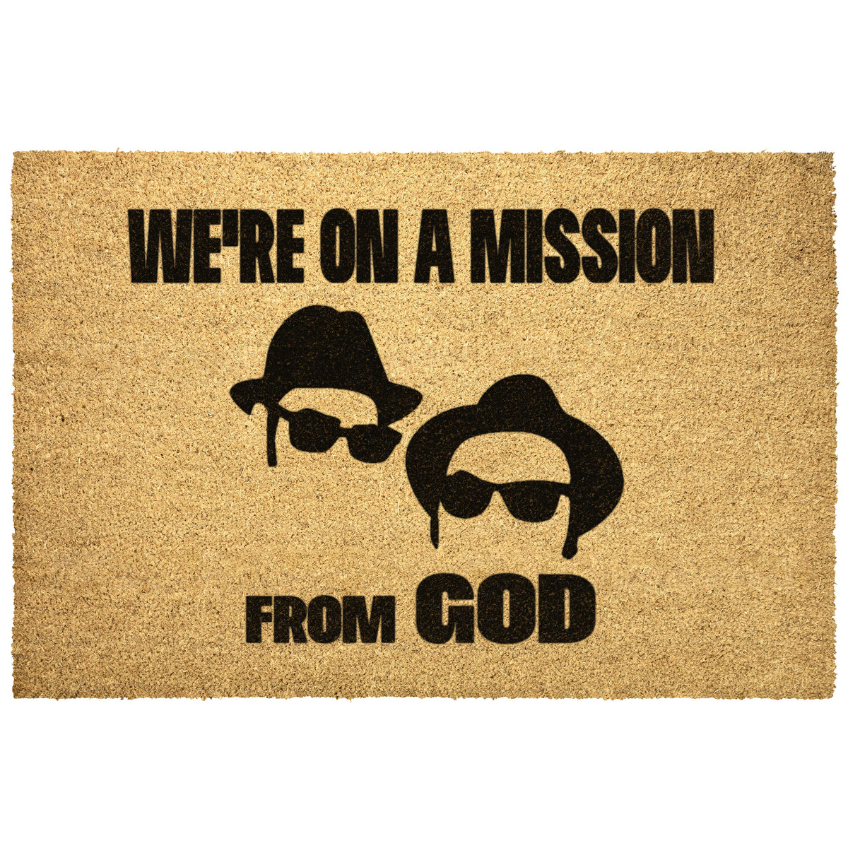 We're On A Mission From God Doormat
