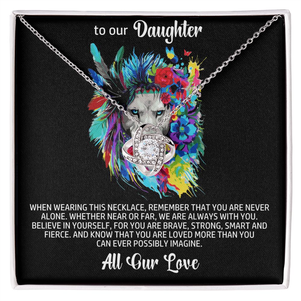 To Our Daughter Fierce Necklace