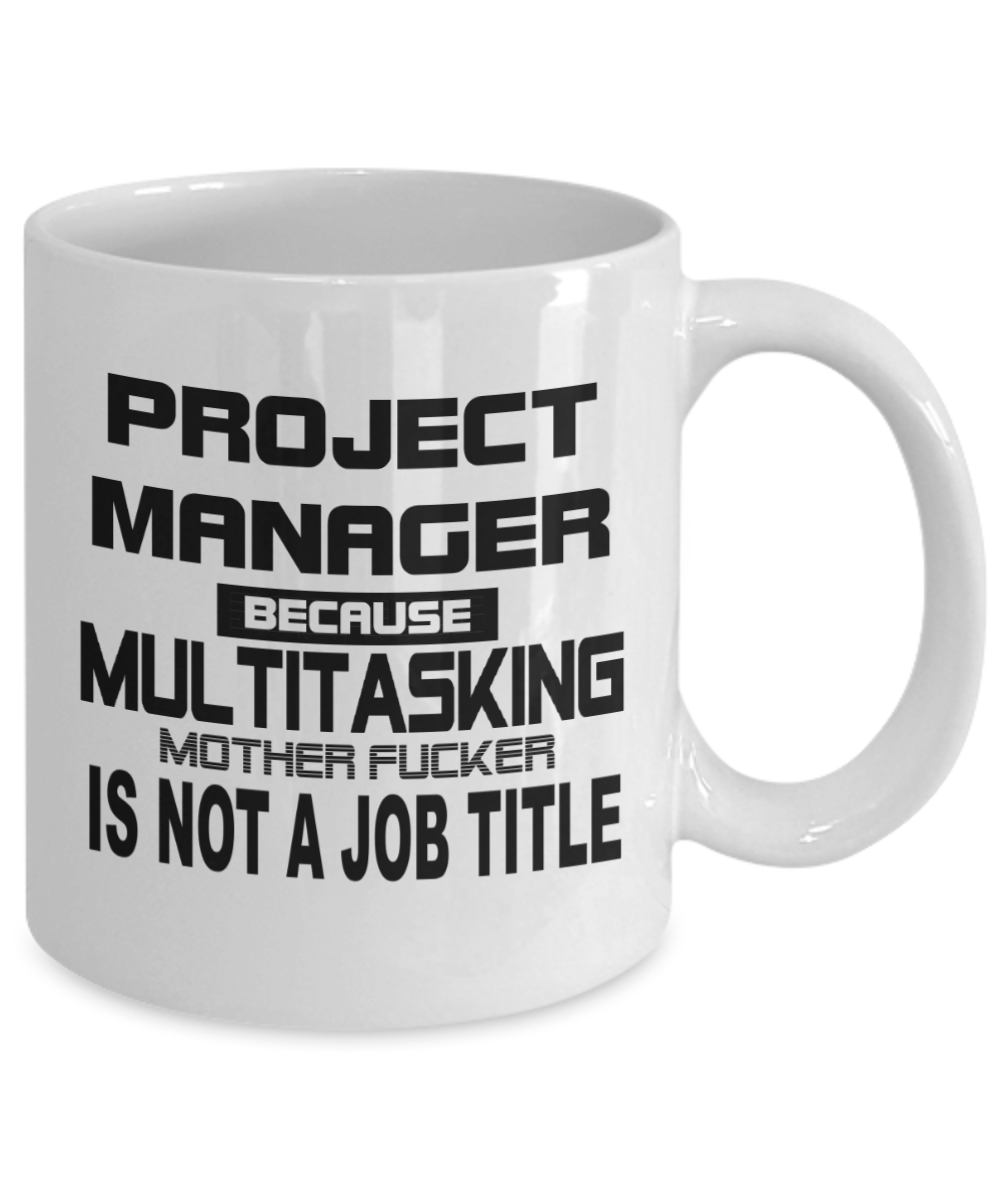 Project Manager Job Title Mug