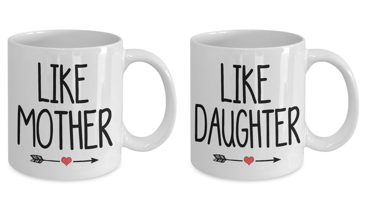 Like Mother Like Daughter Gift Mug Set