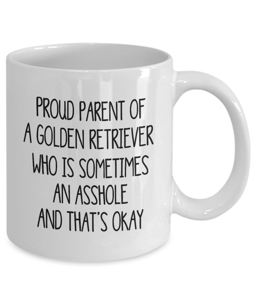 Proud Parent of a Golden Retriever Gift Mug
