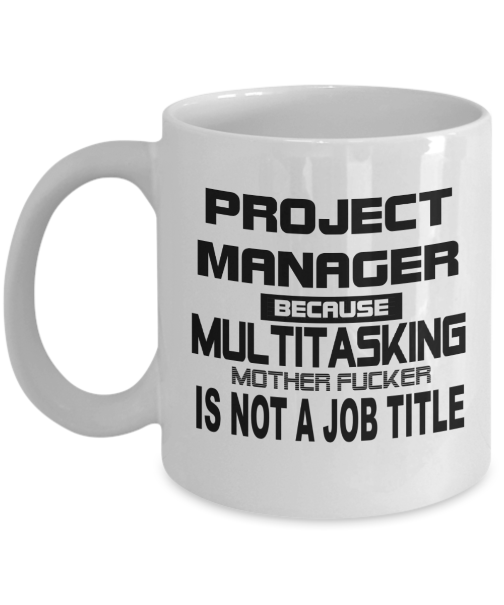 Project Manager Job Title Mug