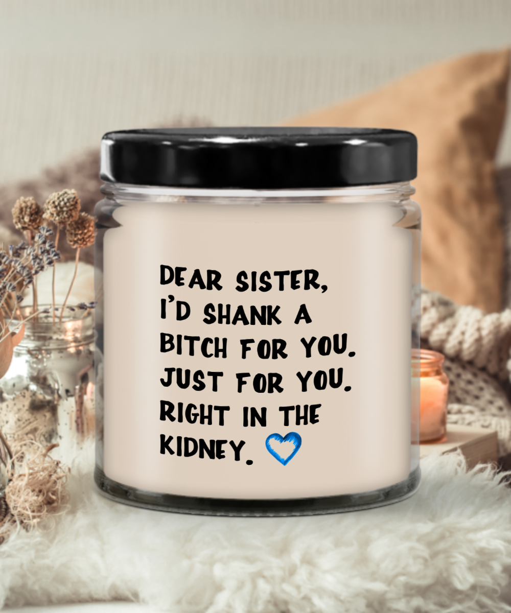 Dear Sister Shank Candle