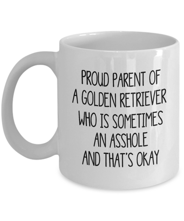 Proud Parent of a Golden Retriever Gift Mug
