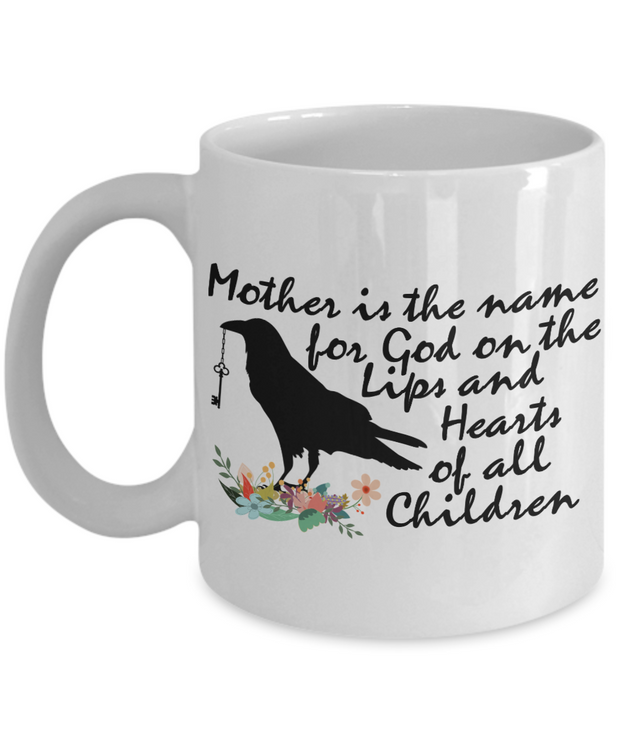 Perfect Mom Gift Mug Mother is the Name for GOD Crow Coffee Mug