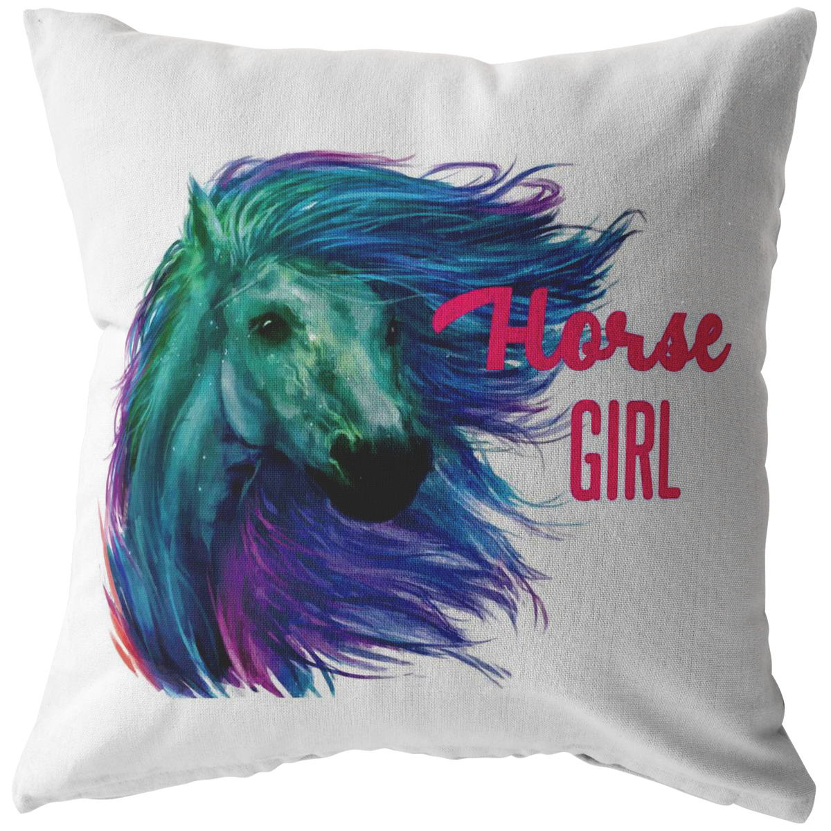 Horse Lover Gift Horse Girl Throw Pillow