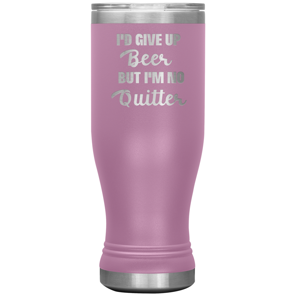 Engraved Pilsner Tumbler Funny Insulated Beer Glass